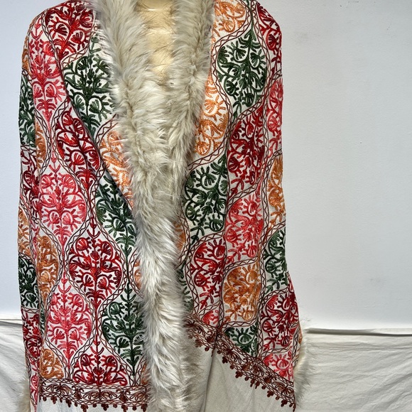 Pashmina shawl stole scarf for women | Wedding shawl | Bridal shawl | - Picture 3 of 5